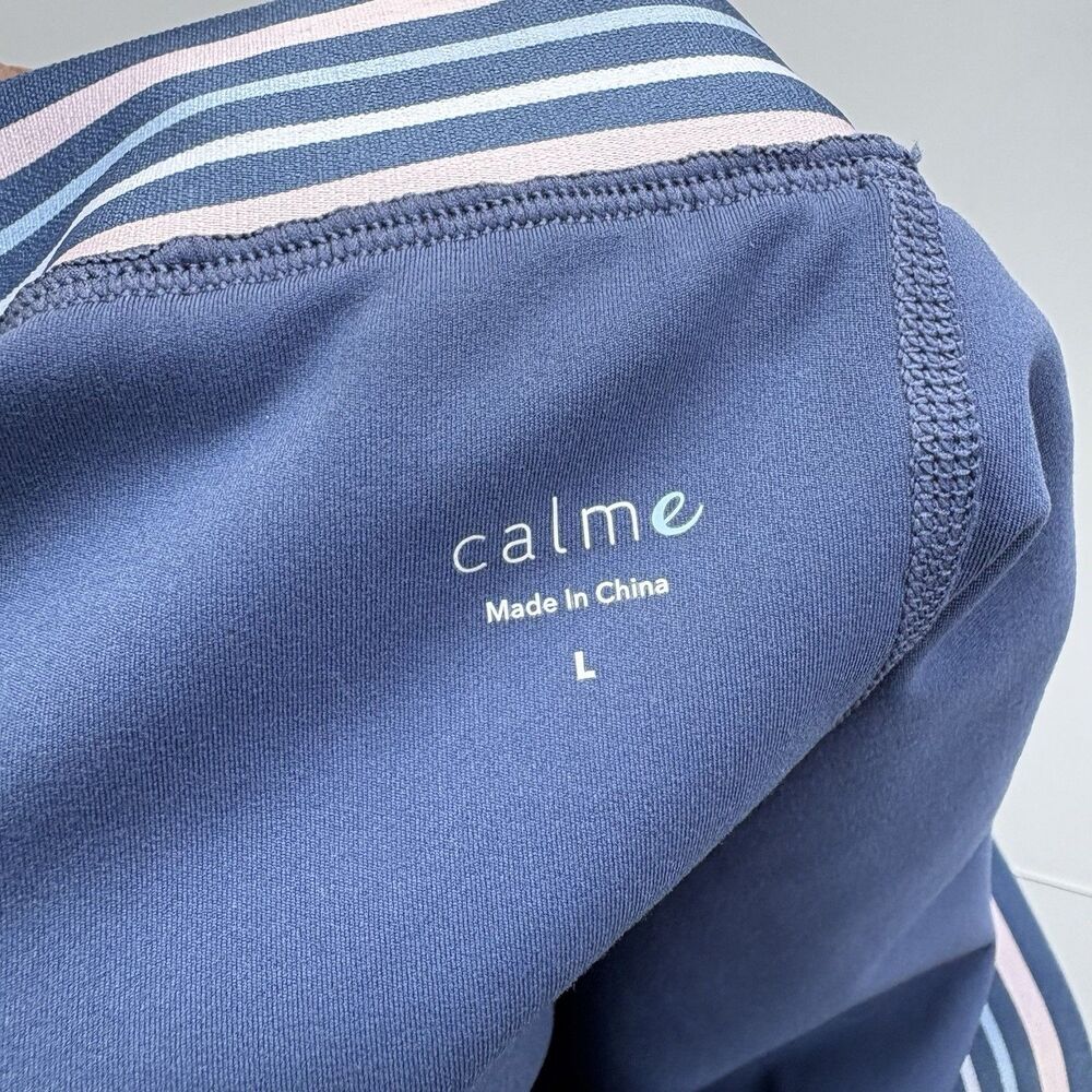 Calme Johnny Was Tennis Skirt Skort Women Large Blue Pleated Built In Shorts - Picture 3 of 14